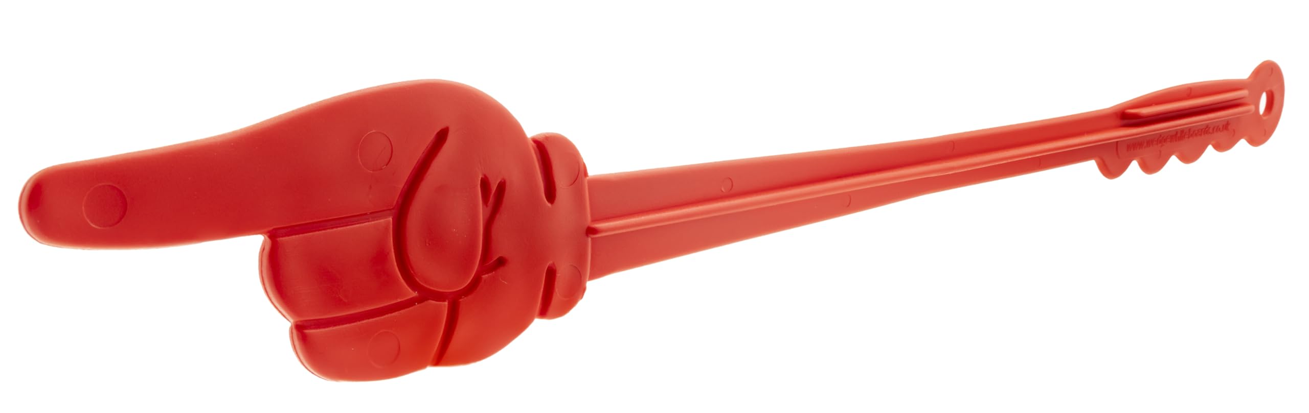 Set of 3 RED Handy Hand Pointers for Classroom - Teacher's Pointing Sticks in Mixed Colours - Ideal for Teaching, Creative Play, and Teachers' Gifts