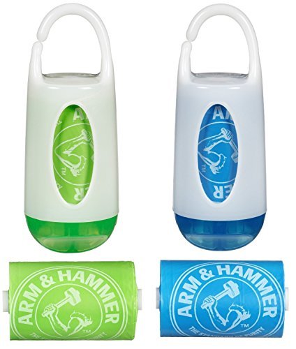 Munchkin Arm and Hammer Diaper Bag Dispenser, Blue/Green, na - Thumbnail 2