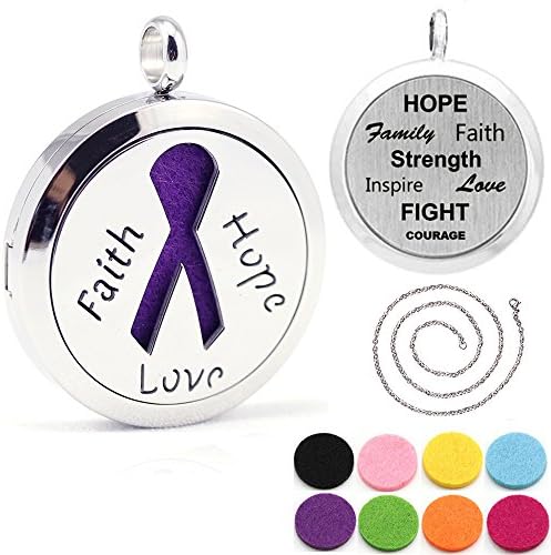 Kissreason Stainless Steel Aroma Aromatherapy Essential Oil Diffuser Necklace