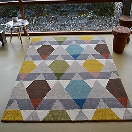 Buy STYLEMEHOME RUGS Wool Blend Carpet Handmade Tufted Carpet for