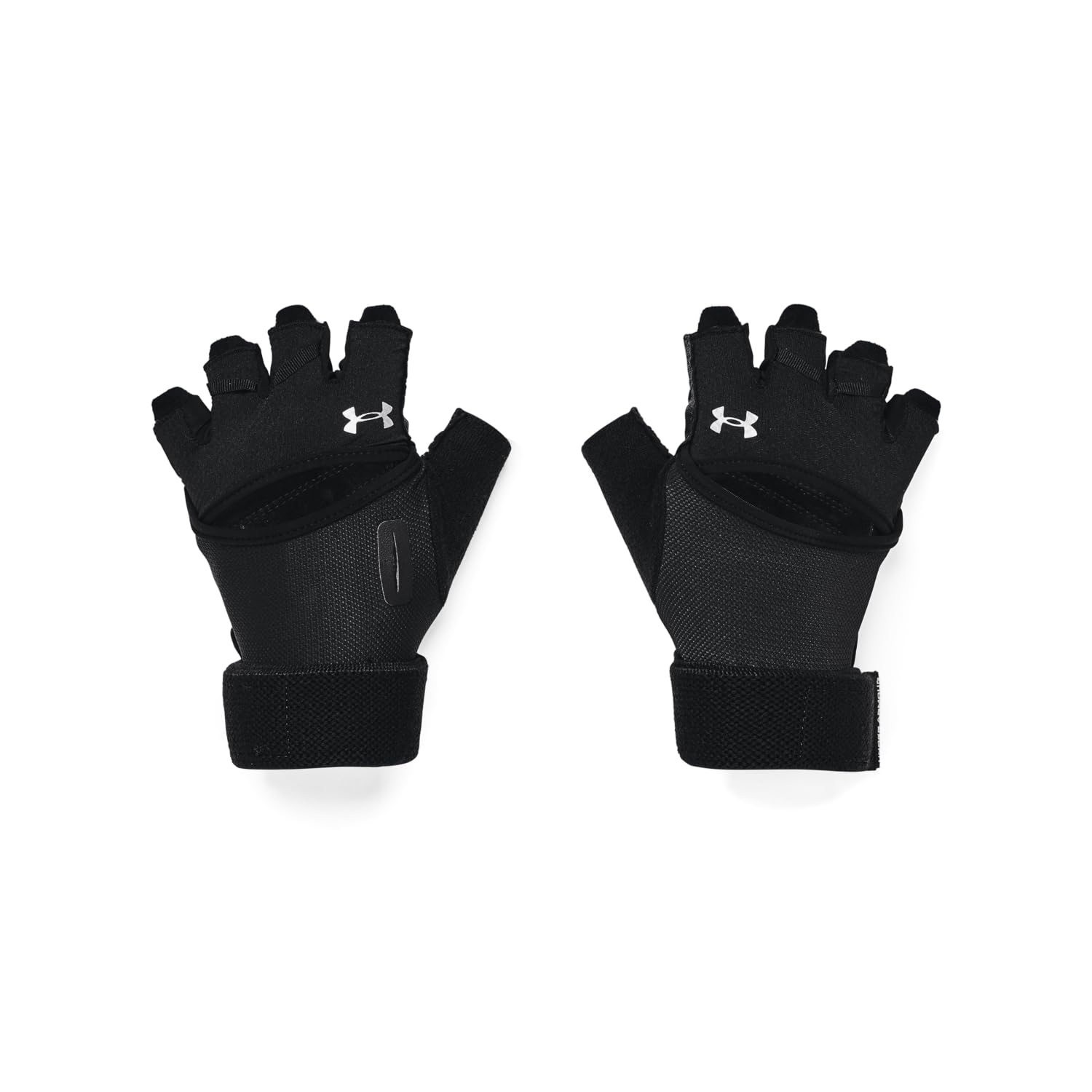 Under Armour W WEIGHTLIFTING GLOVES - Half Finger - Gloves - Black/Black/Silver - Size: XS