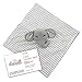 Coney Island Cotton - Lovey Security Blanket for Baby, Soft Cuddly Elephant, 11.8” by 11.8”