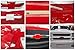 DownardWraps Red Gloss Wrap Vinyl Decal Sheets -You Cut Chevy Bowtie covers from (2) 11