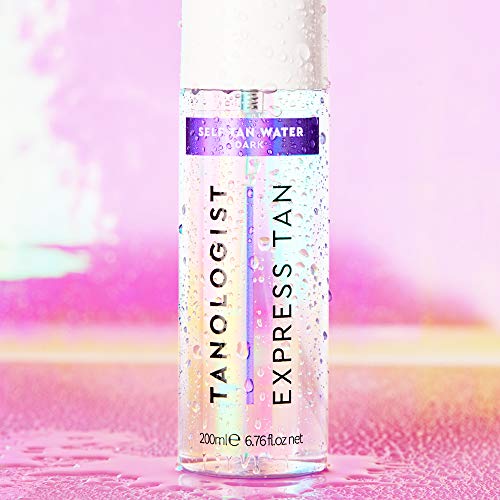 Tanologist Express Self Tan Water, Dark Hydrating Sunless Tanning