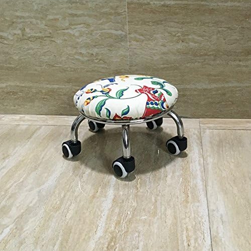 Wooden Stools Foot stools Chairs Small Stool With Pulley Child Walker Walker With Baby Artifact Multi Color Optional,23Cm Pony