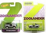 Zoolander Jeep Set Retro Entertainment Hot Wheels & Greenlight Ford Bronco roadster 2 Car Comedy Set