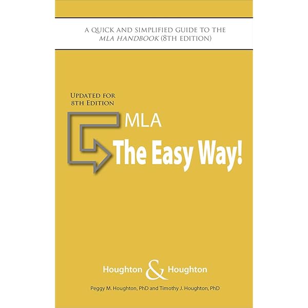 MLA Handbook: The Modern Language Association of America