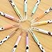 Giant star 12 Pack Diamond Gel Pen Milky Cow Pens,set of 12 Assorted Colors(Milk 12 Pcs)