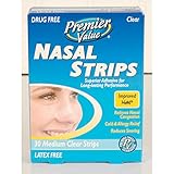 Premier Value Nasal Strips Medium/Clear - 30 ct