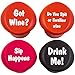 Naughty - Funny Wine Stoppers - Four Silicone Reusable Corks