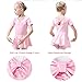 Ballet Toddler Girls Dance Dresses Leotard Costume Clothes for Kids Fashion Dresses Girls 4-5 4T 5T Child Dance Apparel Gymnastics Leotard with Sleeves Size 5 US-M (Rose Red,120)