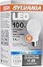 SYLVANIA LED Light Bulb, 100W Equivalent A19, Efficient 14W, Medium Base, Frosted Finish, 1500 Lumens, Daylight - 1 Pack (79294)