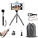 SMILEPOWO Lightweight Mini Tripod And Universal Smartphone Tripod Adapter,Phone Tripod, Selfie Stick Tripod,Phone Shutter Remote Control For iPhone, Android Phone,Any Smartphone,GOPRO HERO Series