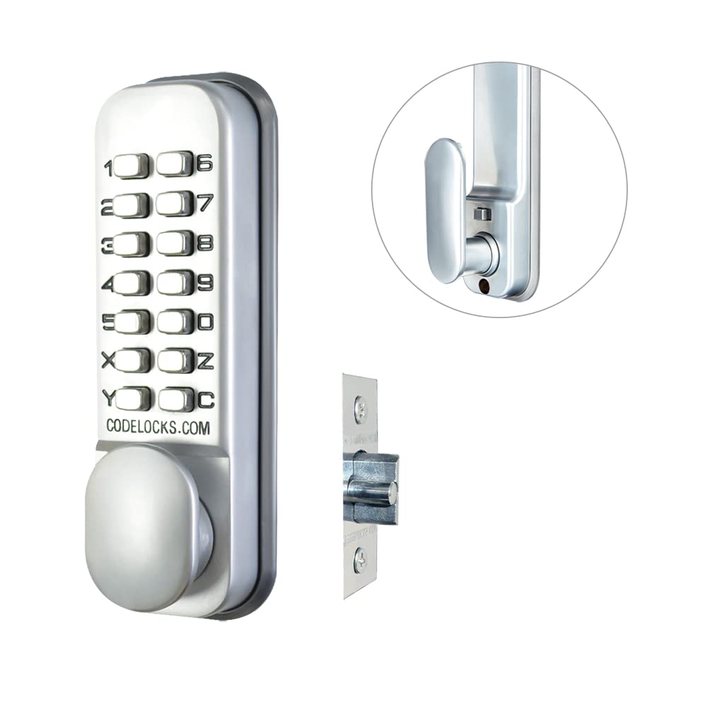 CL155 Mortice Latch Silver Grey