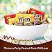 SNICKERS & M&M'S Peanut & Peanut Butter Lovers Fun Size Chocolate Candy Variety Mix 35.04-Ounce 60-Piece Bag