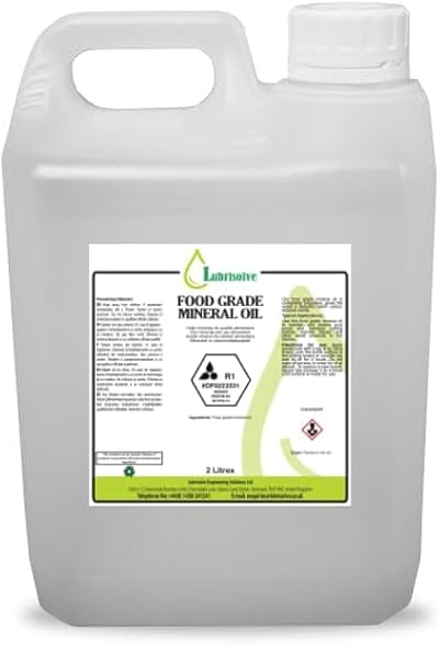 Lubrisolve Food Grade Mineral Oil for Cutting Boards and Surfaces 2 L
