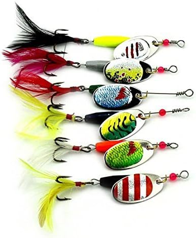 Panther Martin MELIP Bass and Trout Annihilator Spinner Fishing Lure Kit, Pack of 6