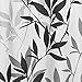 iDesign Leaves Botanical Extra-Long Length Fabric Bathroom Shower Curtain - 72