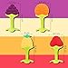PROMENE Baby Teether Toys (4 Pack) - Soft Silicone Fruit Teething Toys Set For Toddlers & Infants, Baby Gum Massager