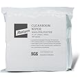 AAWipes Cleanroom Polyester Wipers 4"x4" (Bag of 400 Pcs) Double Knit 100% Polyester Wipes Lint Free Cloths with Ultra-fine F