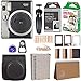 Fujifilm Instax Mini 90 Instant Camera + Fuji Instax Film (20 Sheets) + Giant Accessories Bundle(12 Piece) (Black)