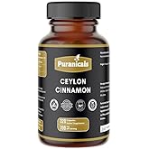 Puranicals Ceylon Cinnamon Premium 320 Capsules Non GMO and Gluten Free | Herbal Supplement | 700 mg Per Serving | Made with 100% Pure Ceylon Cinnamon Powder