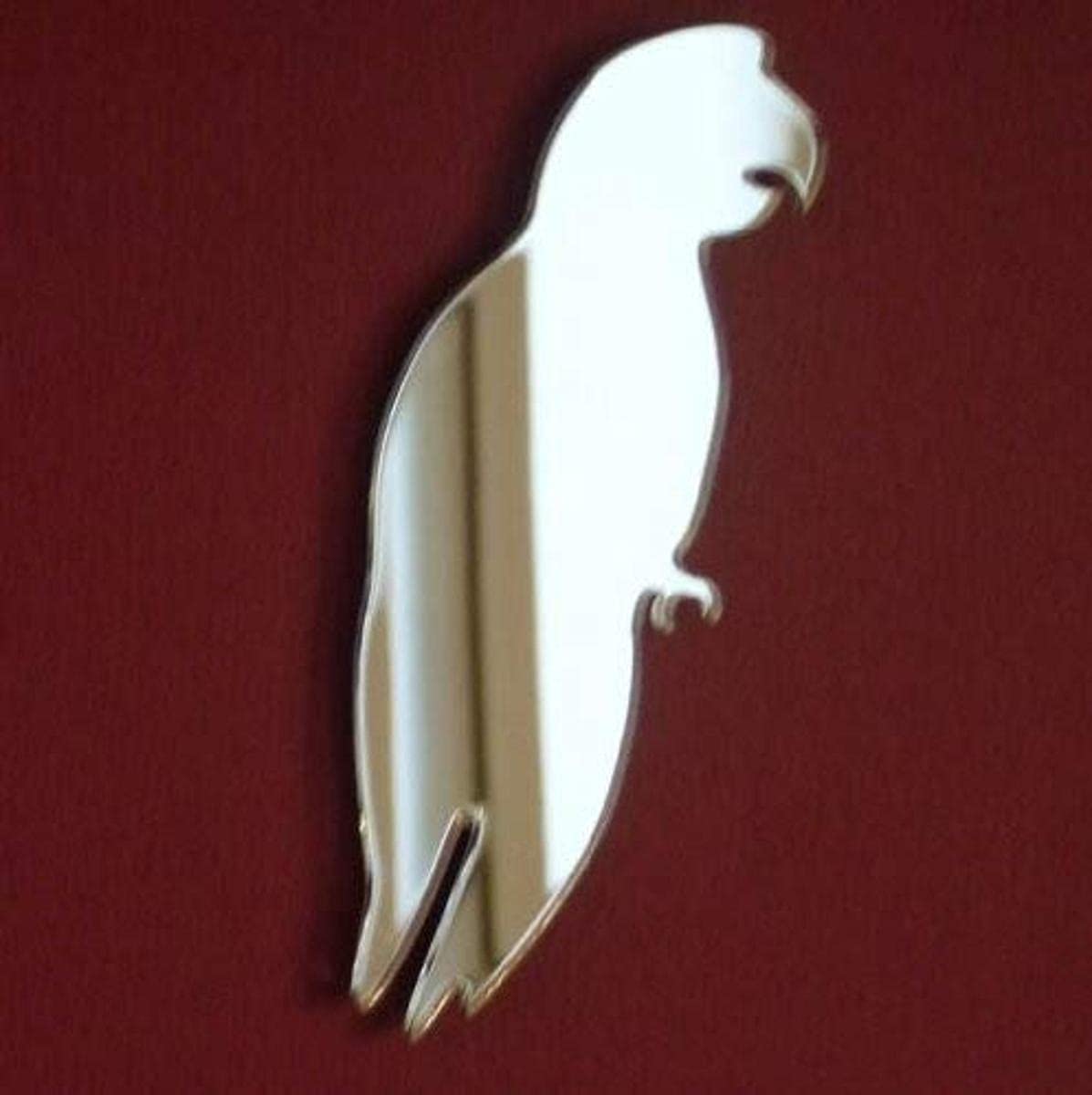 Super Cool Creations Parrot Mirror - 12cm x 10cm