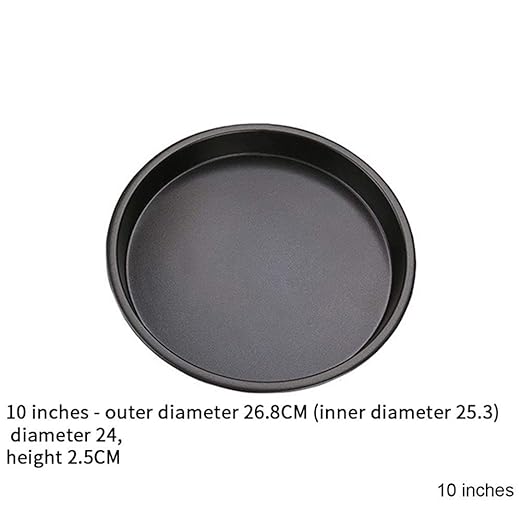 Antiadherente De Acero Al Carbono Pan Pizza del Horno De Cocina ...