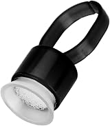 Salmue Tattoo Ink Ring Cups with Sponge Pigment Holder - 100 Black view 7