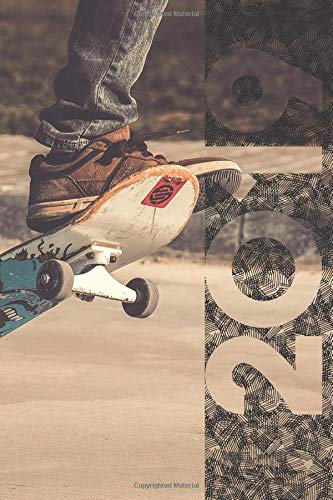 2019: Skateboard Tricks Practical Organizer Diary daily weekly and monthly calendar planner gifts for 16 year old girl