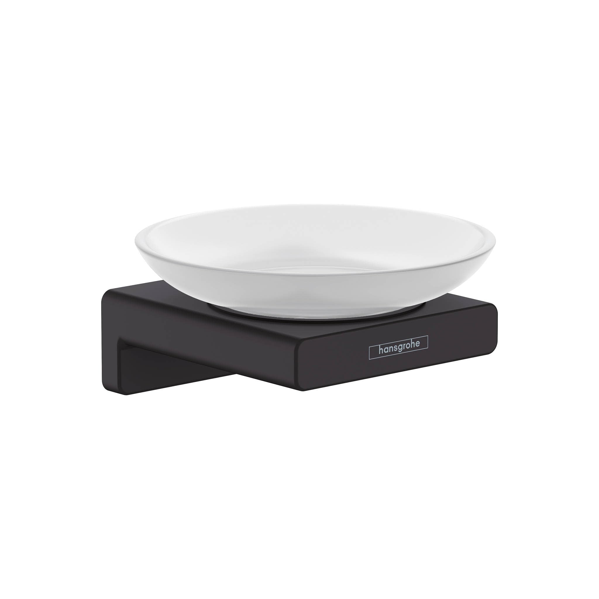 hansgrohe AddStoris Soap dish, matt black, 41746670