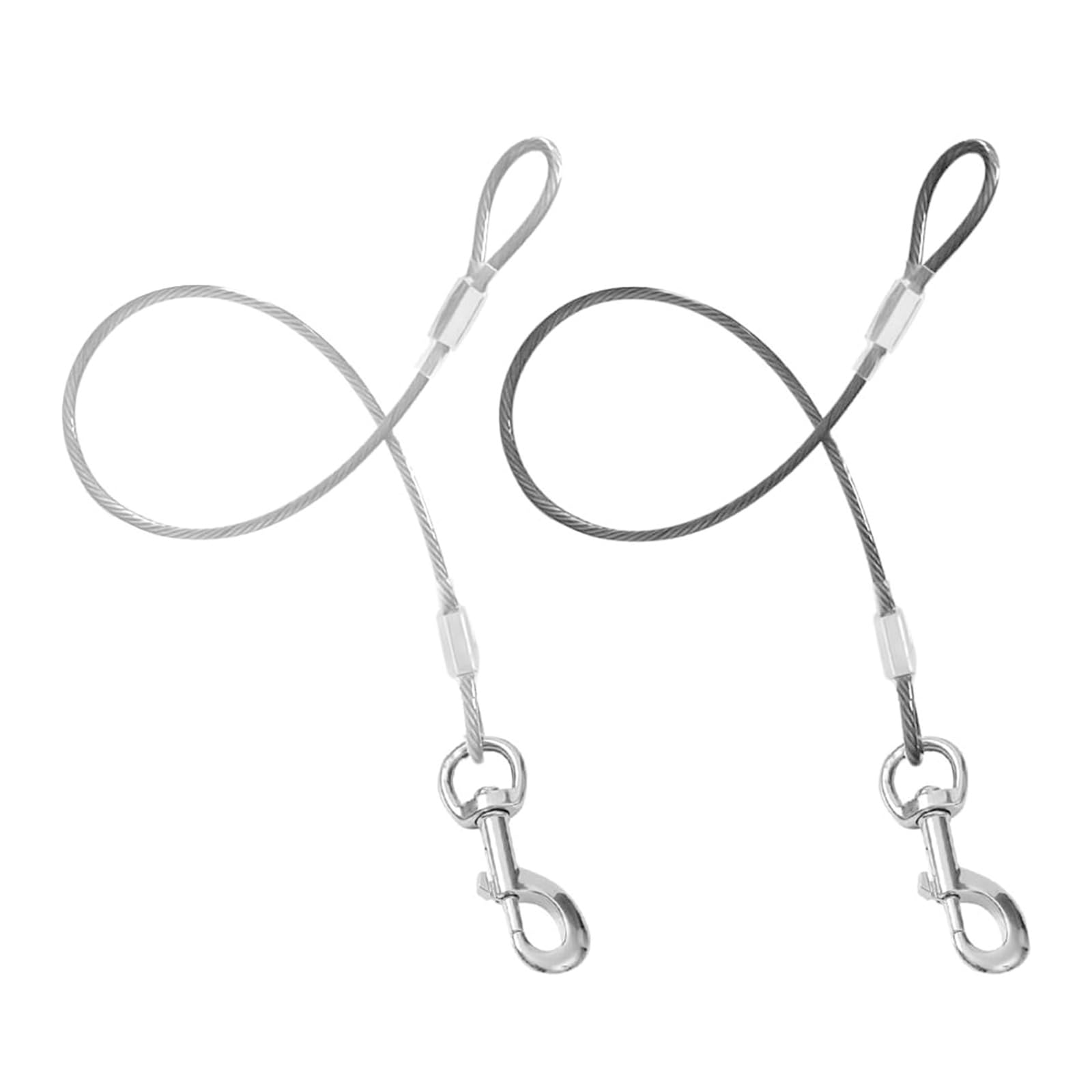 Chew Proof Dog Leash Extension Rope for Basic Walking Leash, Long Training Leash, Work with Any Leash & Collar & Harness,Non-Tangle Connect Leash