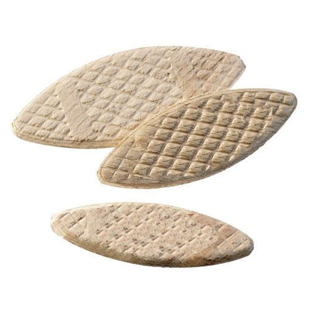 Merriway BH03118 (50 Pcs) Woodwork Jointing Joining Biscuit Dowel No. 0 - Pack of 50 Pieces