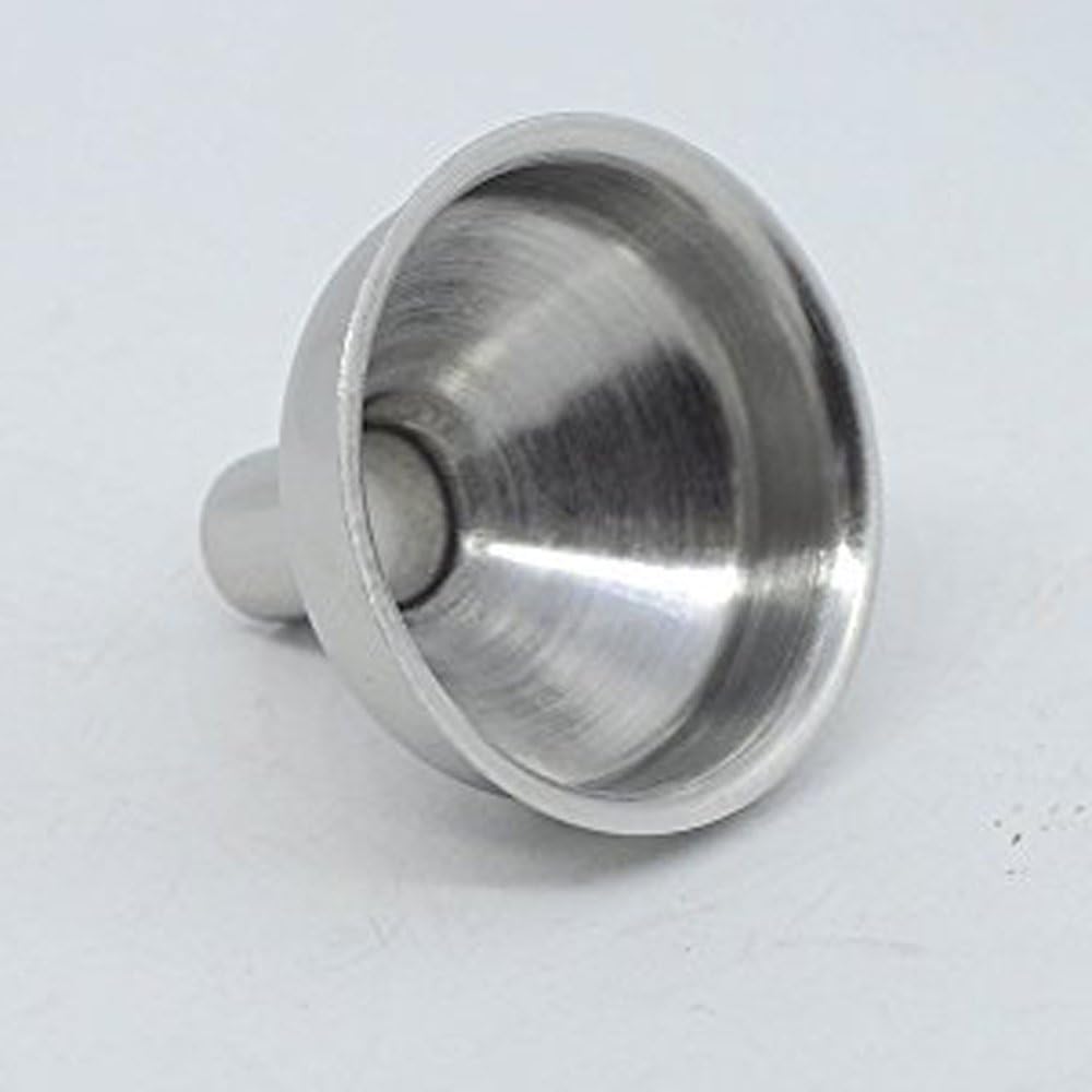 Tool station Stainless Steel Mini Funnel for Essential Oil Bottles/Flasks Food Grade - Pack of 6 (9mm)
