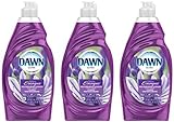 3 Pk, Dawn Ultra Mediterranean Lavender Scent Dishwashing Liquid Detergent