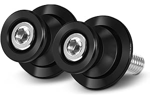 MFGZD MOTORCYCLE ACCESSORIES Universal Motorcycle 8MM Swingarm Spools Fit For VulcanS 650 Ninja650 ZX6R Z650 Z900 S1000RR CBR1000RR GSXR600 GSXR750 CBR650R and Other Models M8 Motorcycle Swingarm Spools Sliders Stand