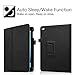 New iPad 9.7 Inch 2018/2017 / iPad Air 2 / iPad Air Case - [Corner Protection] Premium PU Leather Folio Smart Cover w/Auto Sleep/Wake for iPad 9.7 in 2017 Release, iPad Air 1 2(Black)
