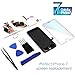 iPhone 7 Screen Replacement, LCD Touch Screen Kit Digitizer Frame Assembly Set for iPhone 7 Black
