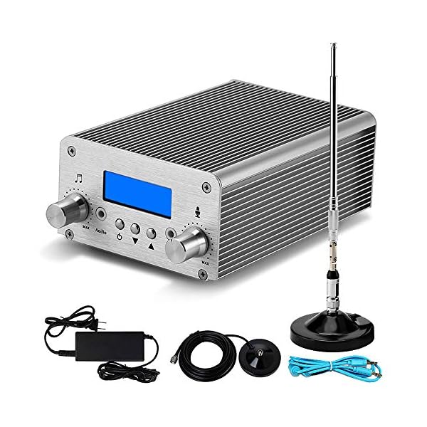 Transmisor Fm 15w Estereo USB Bluetooth PC Control - Imagen 2