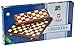 Checkers Set in Folding Wooden Case - 100 Playing Field - 15-1/2''