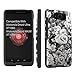 Motorola Droid MAXX (XT1080M) / Droid Ultra (XT1080) Case, [SkinGuardz] Black Form Fit Fancy Protection Case - [Rose Party] Print Design