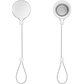 Upgraded Cooler Drain Plug Caps Replacement Parts, Compatible with Igloo 50-165 Qt, Threaded Caps with Stainless Steel Tether-2 Pack