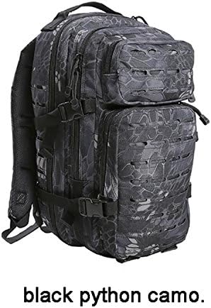 Laser Cut Molle Backpack Large Assault Pack Army Backpack for Rucksack for Outdoor Hiking Camping Hunting