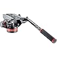 Manfrotto Video Head with Flat Base and Fixed Lever, Video Head for Compact Video Cameras and DSLR Cameras, for Filming, Vide