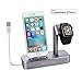 (Lightning cable Included) Archeer 2 in 1 Apple Watch Stand and iPhone Charging Dock Station Apple Charging Station for iPhone 7/6s/6s plus/6/6 plus/5s/5 and Apple Watch/Sport/Edition 38mm/42mm