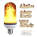 Premium 108 pcs LED Flame Effect Fire Light Bulb – 4 Modes w/Gravity Sensor, Ambient Simulation, Gas Lamp, Flicker Up & Down, Solid, Breathing Glow, in & Outdoor, Gift, Party Holiday Décor