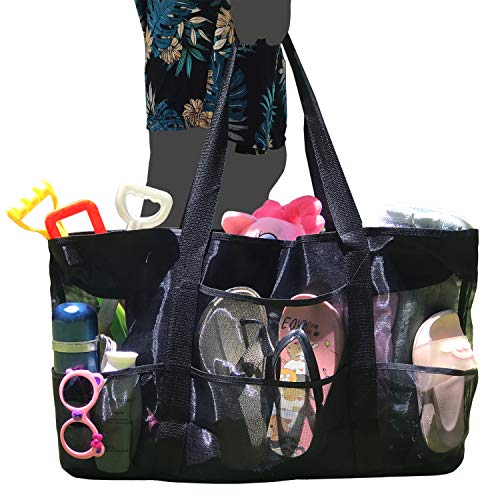 Oversized Mesh Beach Bag Extra Large Mesh Tote Bag Beach Toy Bag with