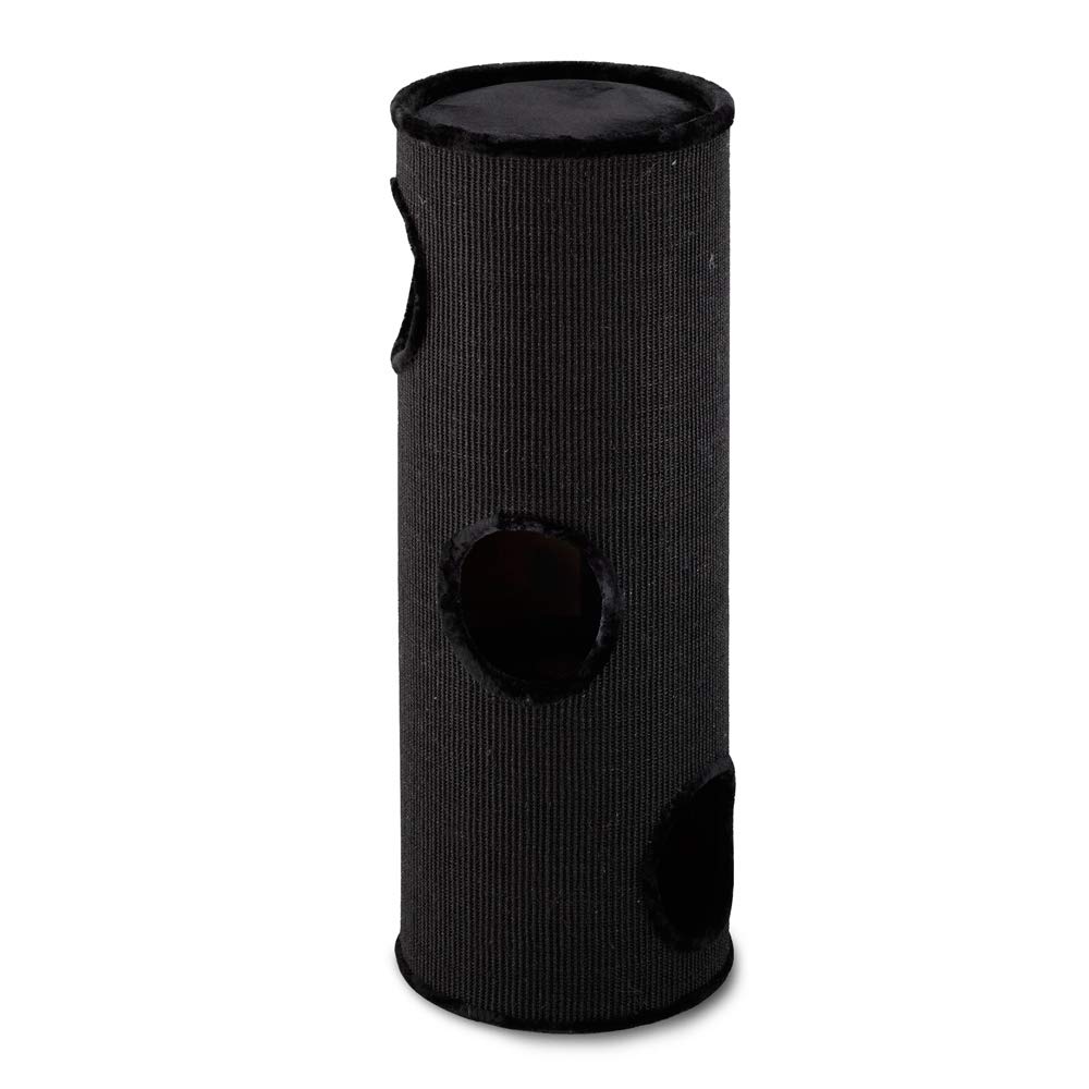 Europet Bernina International Cat-dome Trend Everlast-Tower, 37 x 37 x 100 cm, Black