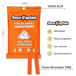 SecuCaptain Emergency Fire Blanket for Home and