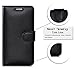 FYY Case for Galaxy S6 Edge, Premium Leather Flip Case Stand Cover with Card Slots and Note Holder for Samsung Galaxy S6 Edge Black